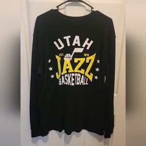 Utah Jazz Basketball Long Sleeve Shirt